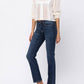 Judy Blue - Mid Rise Straight Leg Non Distressed Jean