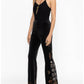 Johnny Was - Jenai Stretch Velvet Baby Boot Legging - Plus
