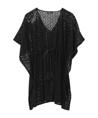 Echo - Women's Eyelet Butterfly Caftan Dress