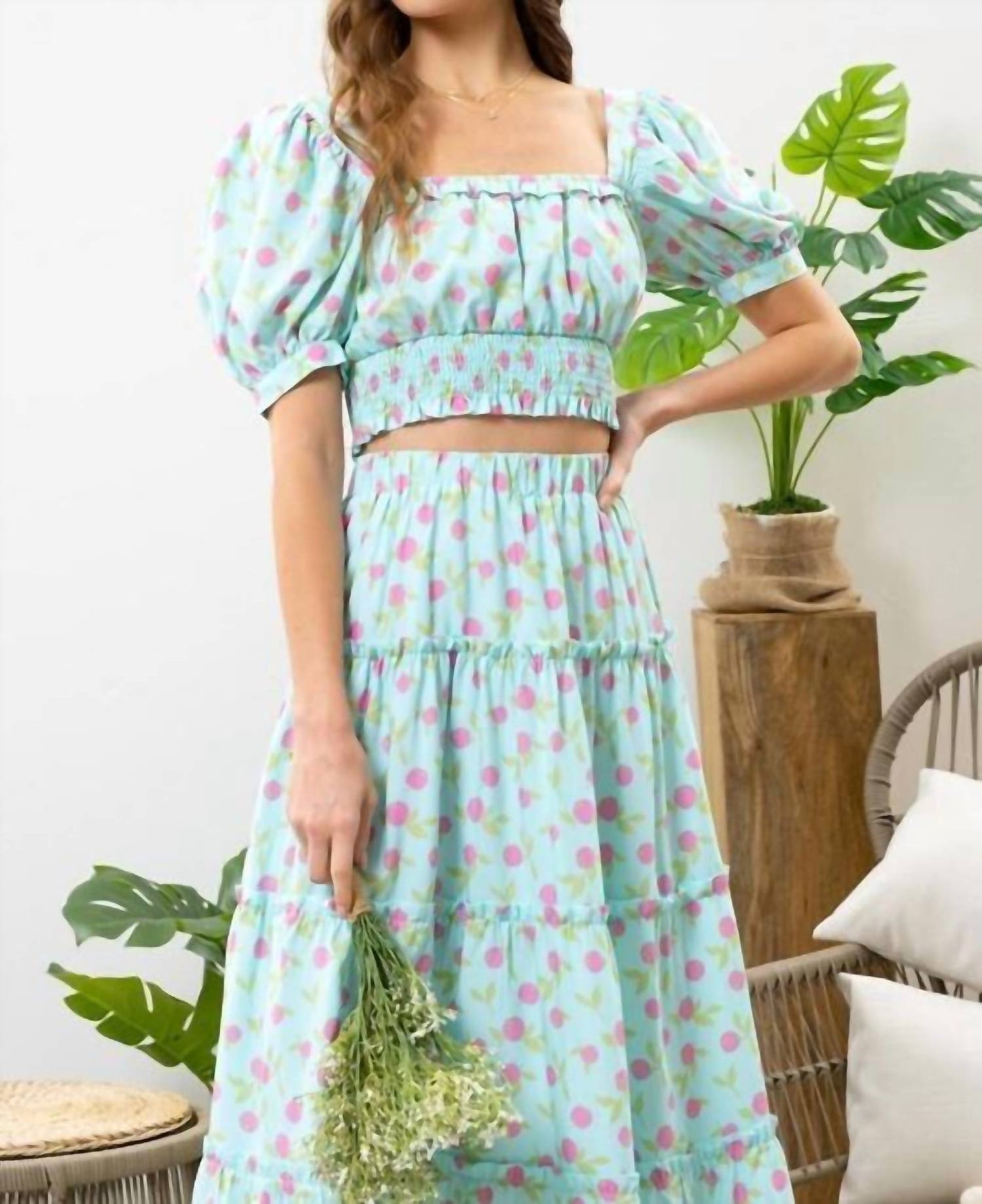 Blu Pepper - Marlow Fruit Cropped Top