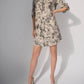 Joseph Ribkoff - Snakeskin Print Zip Front Mini Dress