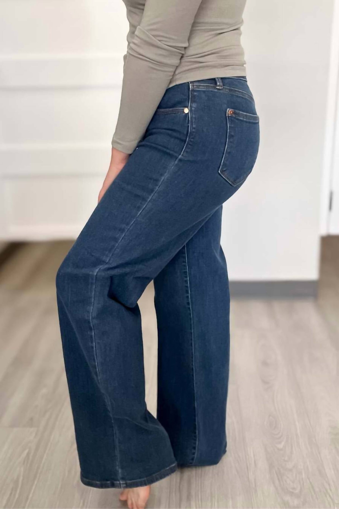 Judy Blue - High Waist Vintage Wide Leg Jeans