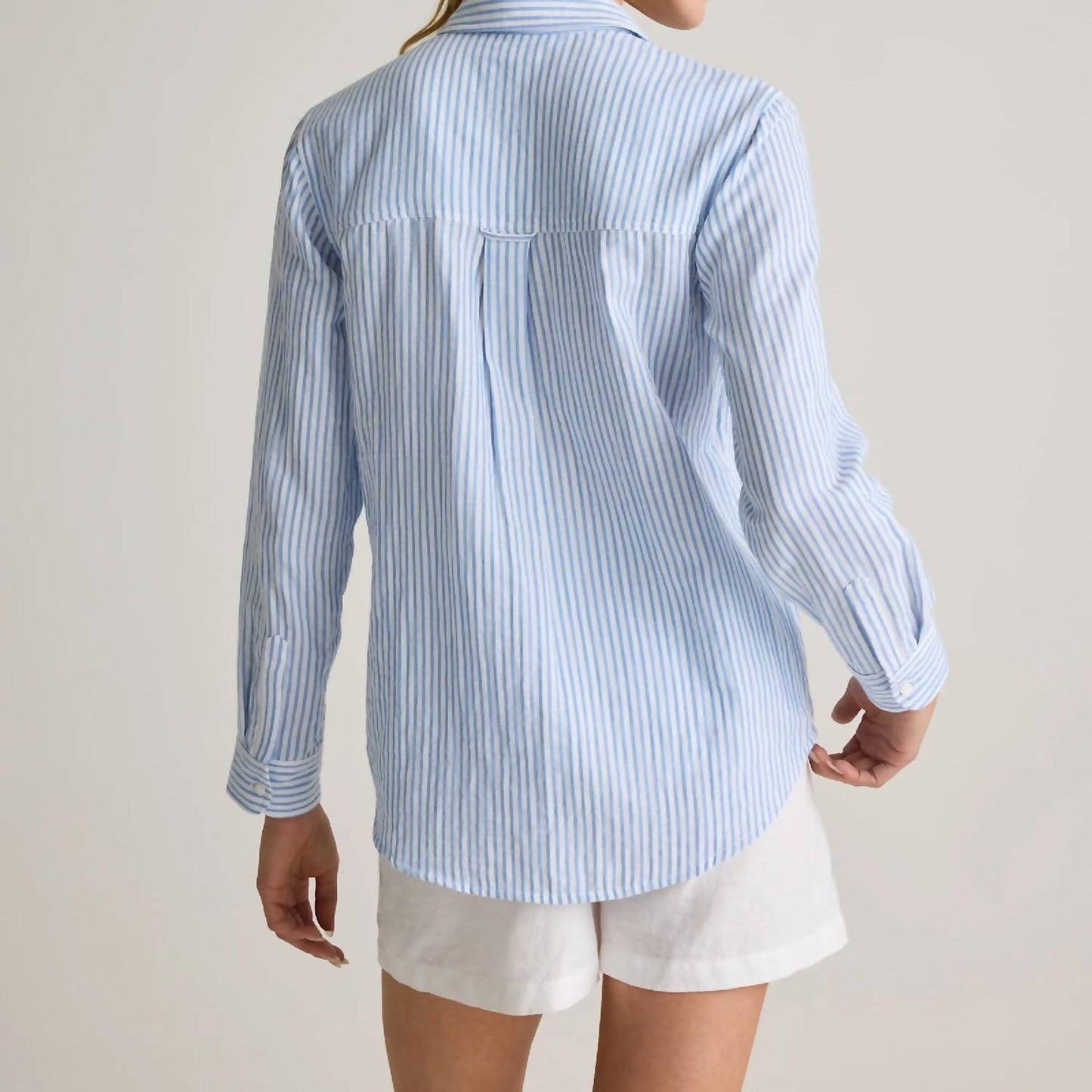 Urban Daizy - Lightweight Pin Stripe Long Sleeve Shirt