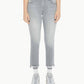 Mother - Insider Crop Step Fray Bootcut Ankle Jeans