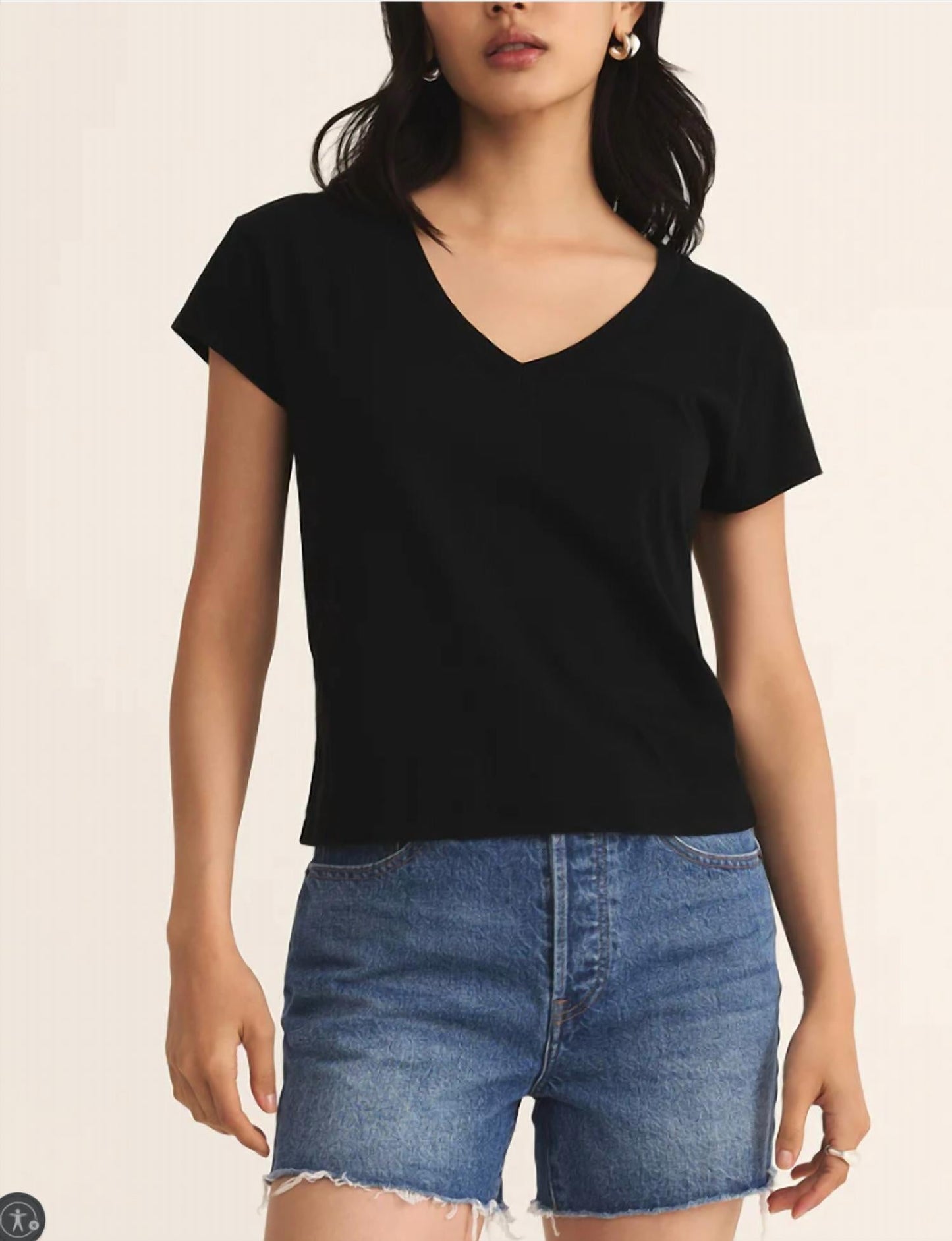 Z Supply - Modern Jersey V Neck Tee