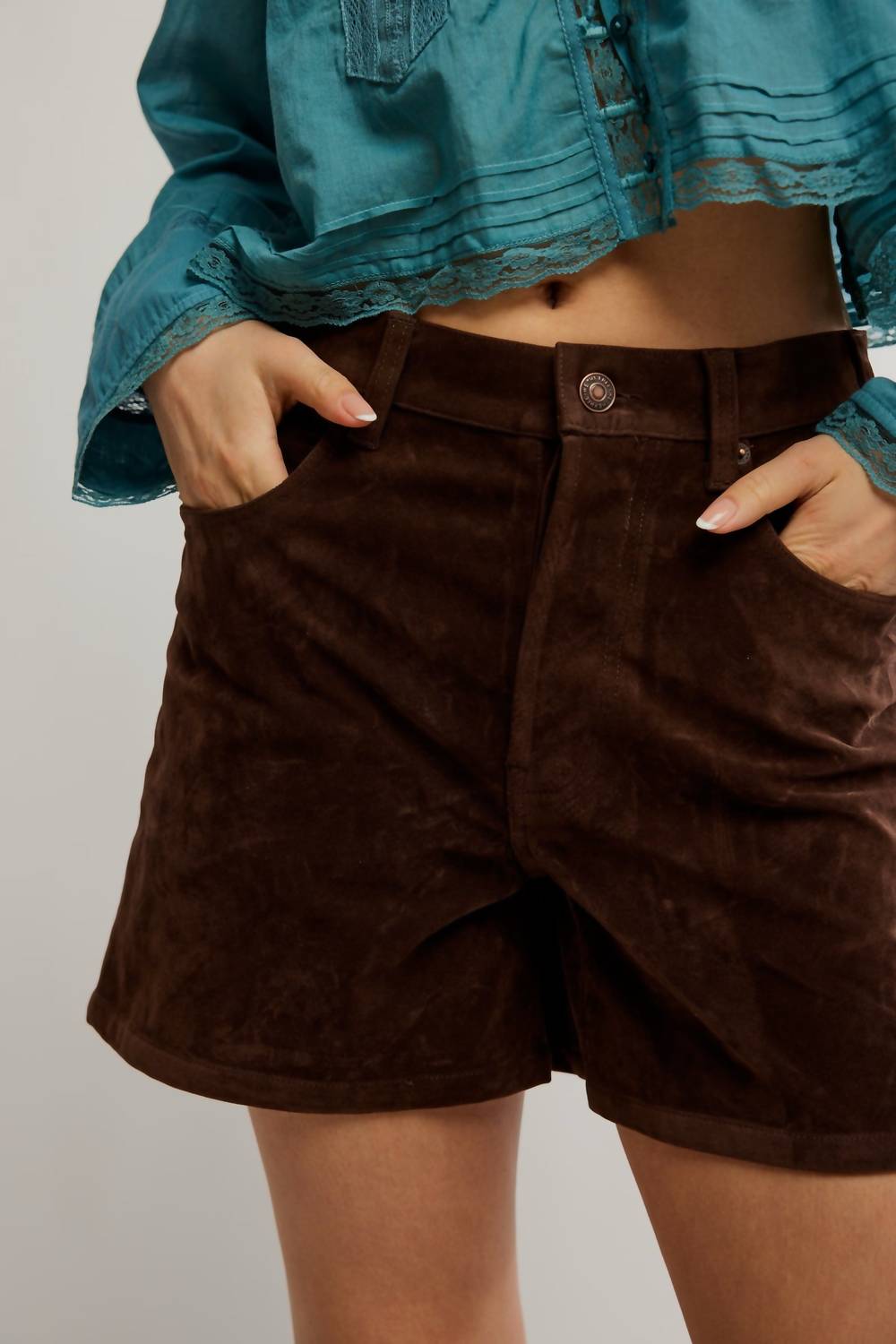 Free People - Tippi Vegan Suede Short