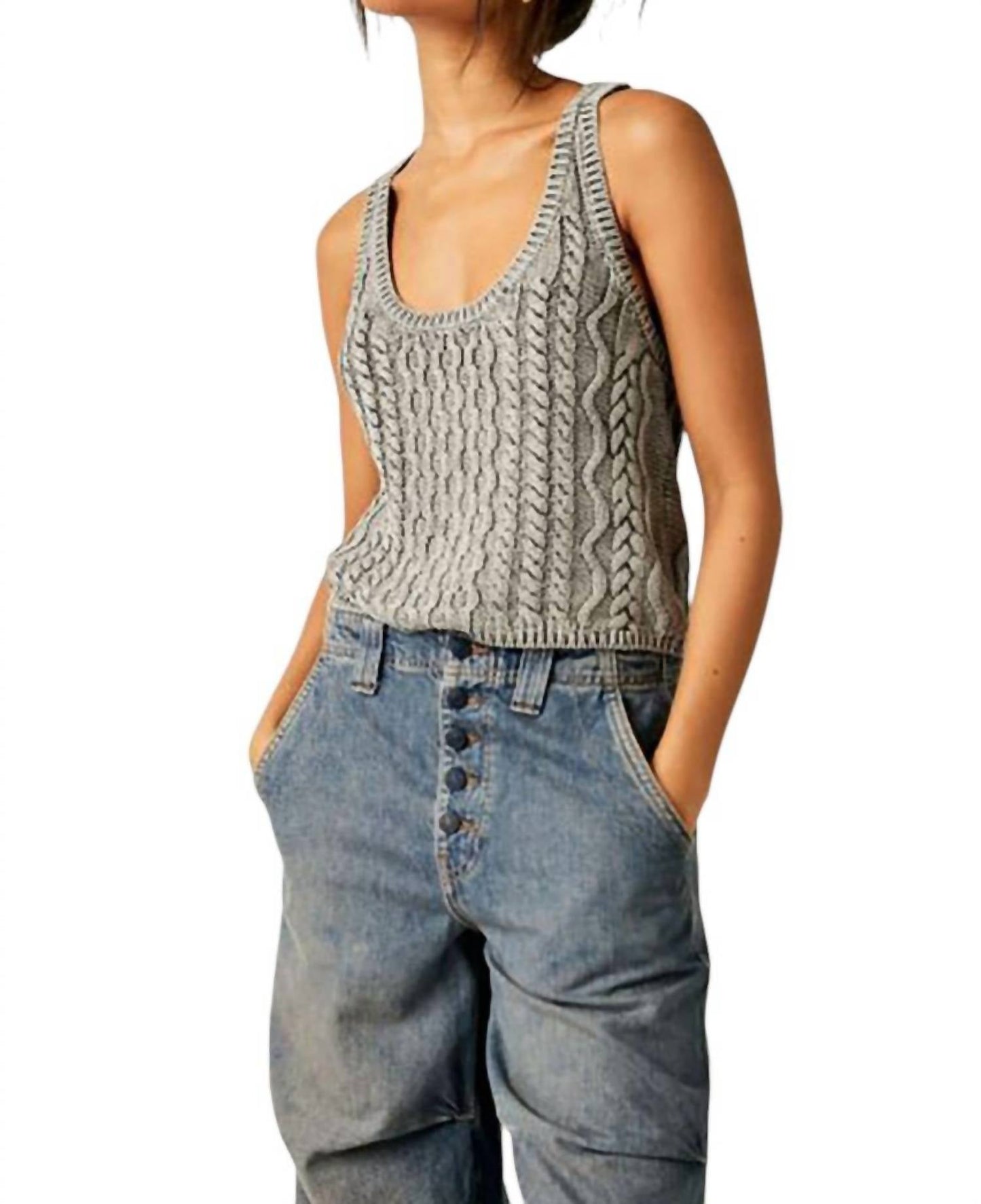 Free People - High Tide Cable Tank Top