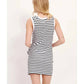 Atm - Classic Jersey Stripe Sleeveless Twist Dress