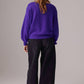 Colorush - Balloon Sleeve Cashmere Sweater