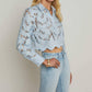 L'Agence - Seychelle Cropped Lace Blouse