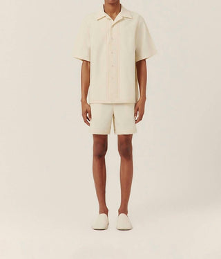 Commas - Braided Camp Collar Shirt