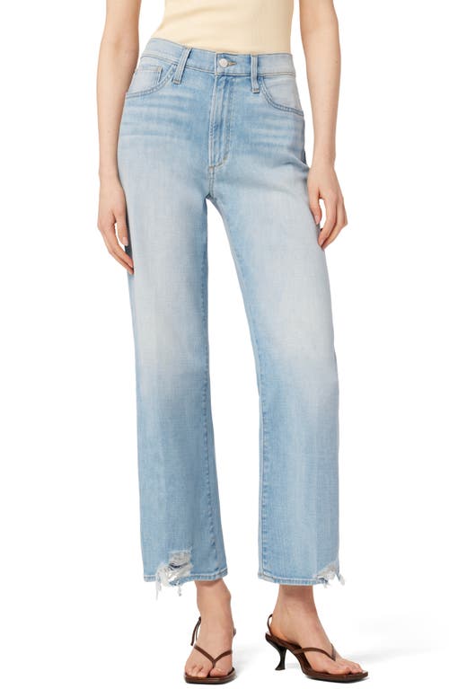 Joe's The Blake Crop Raw Hem Wide Leg Jeans in Goodbye Destruct  Size 30