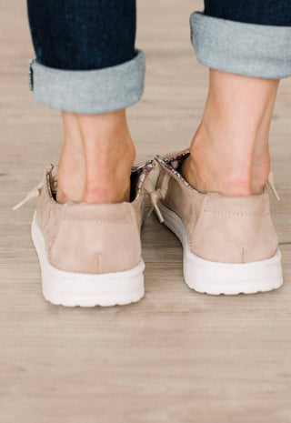 Very G - Gypsy Jazz Moonshine Slip On Shoe ~ Nude Shimmer