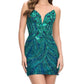 Ashleylauren - Fully Sequin Strapless Mini Dress