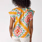 Crosby By Mollie Burch - Fern Flutter Sleeves Top