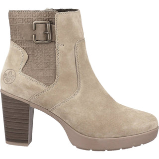 Rieker - Women's Eva 52 Suede Ankle Booties