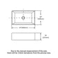 Single Bowl Apron Front Kitchen Sink - White