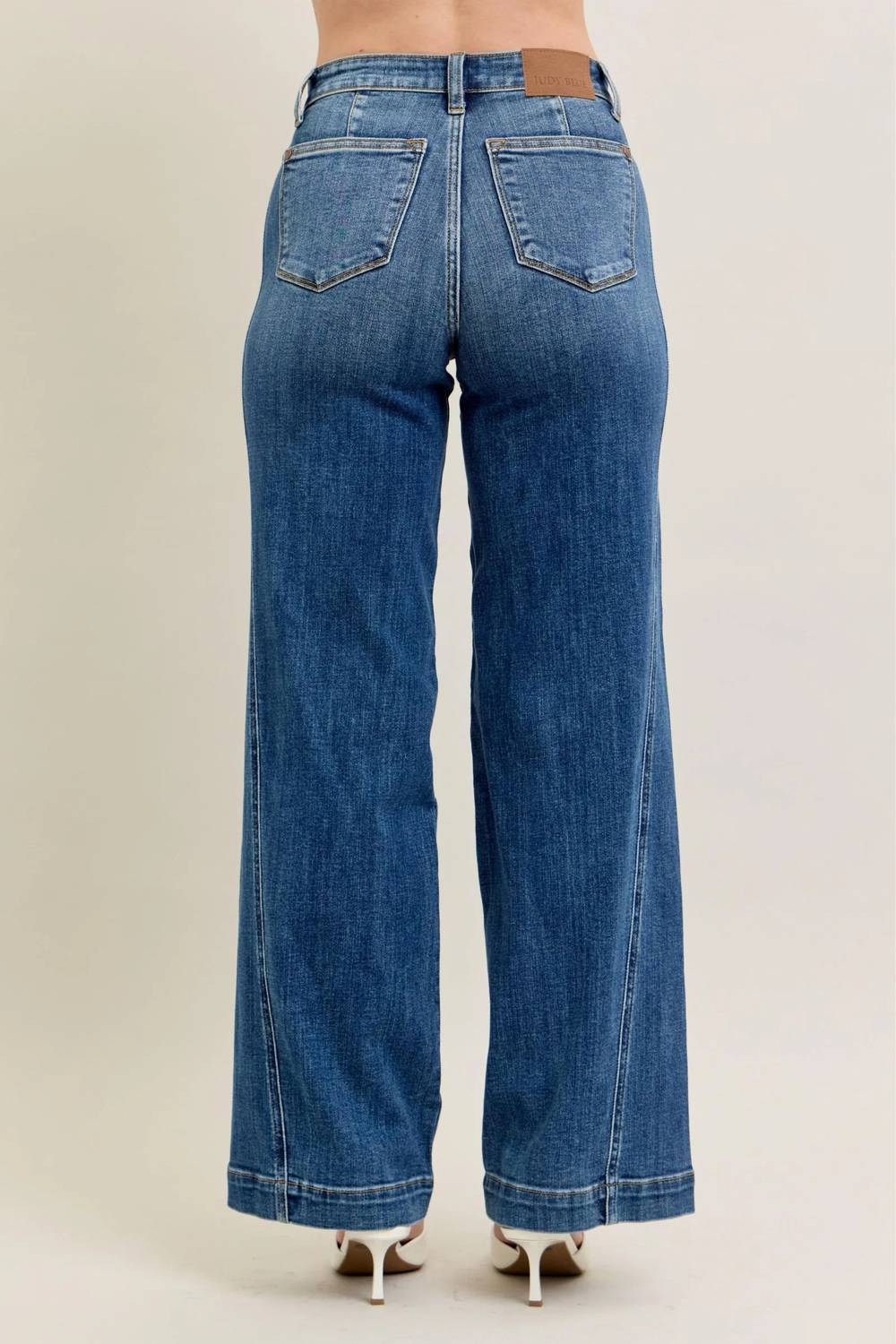 Judy Blue - High Waist Trouser Wide Leg Jean