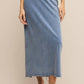 Z Supply - Gail Jersey Denim Midi Skirt