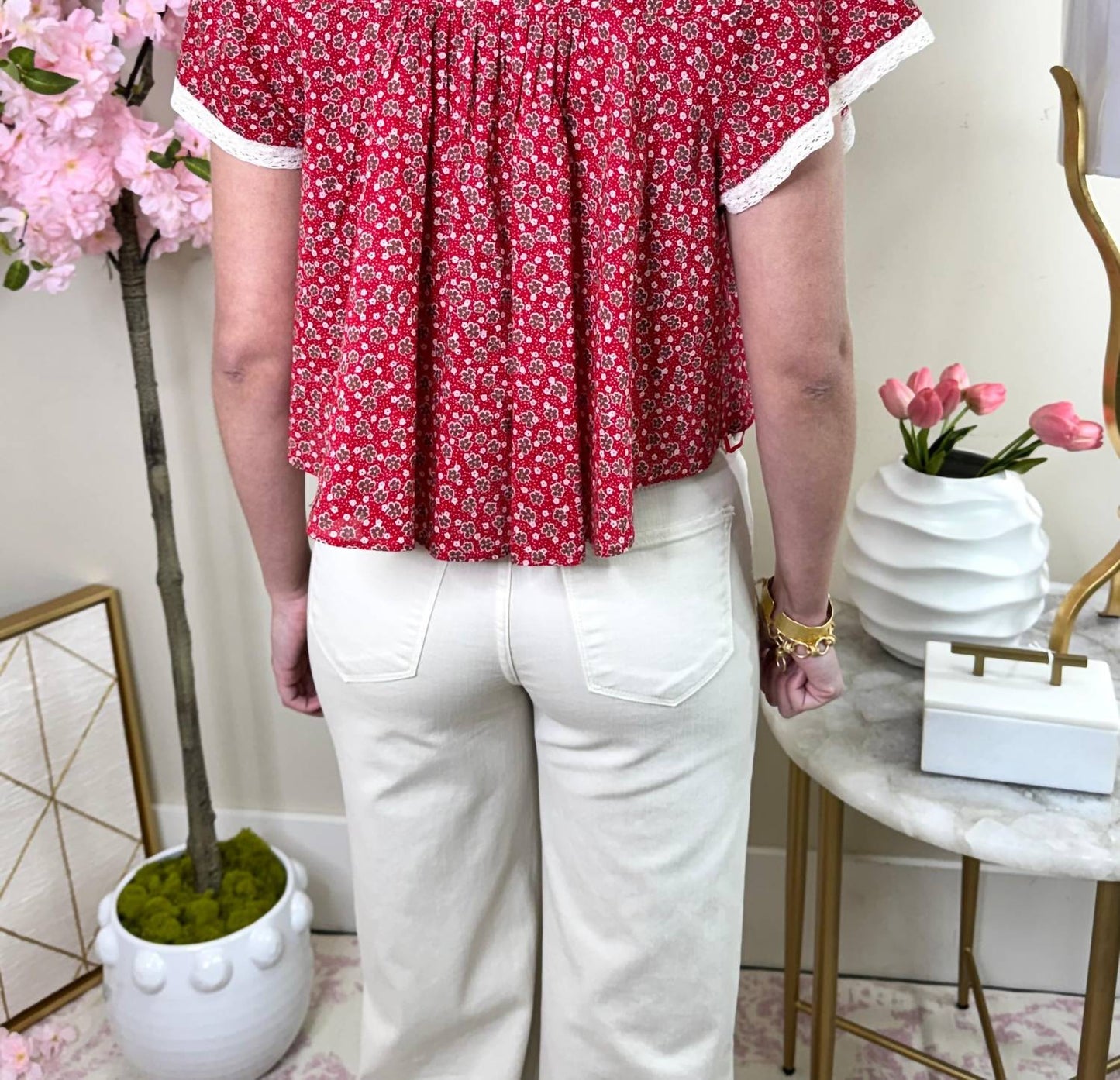 Free People - Truly Yours Printed Blouse
