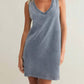 Z Supply - Sloane V-Neck Denim Mini Dress