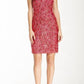 Theia - Rhinestone Embellished Cocktail Dress