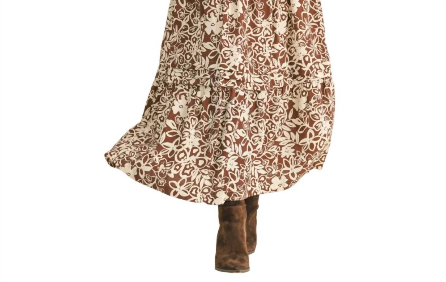 &Merci - Floral Midi Skirt