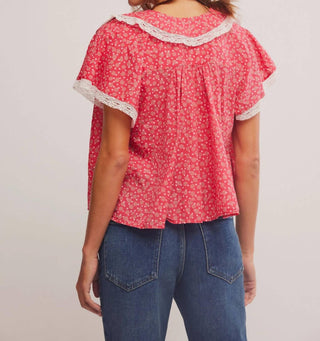 Free People - Truly Yours Printed Blouse
