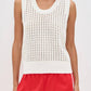 Varley - Ferns Open Knit Tank Top