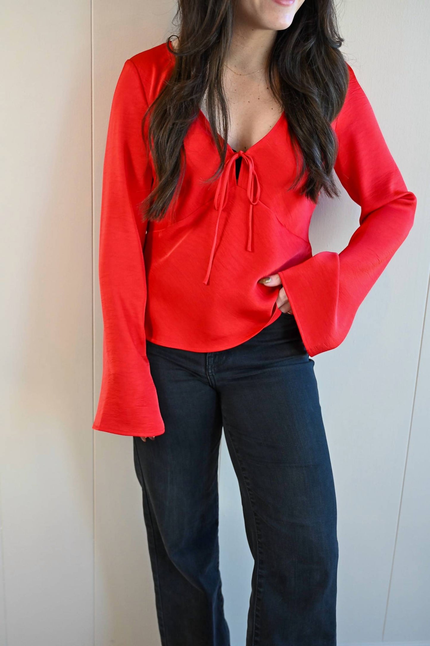 Z Supply - Women's Spray Street Tie Front Blouse