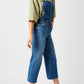 Judy Blue - High Waist Wide Leg Crop Overall Jeans