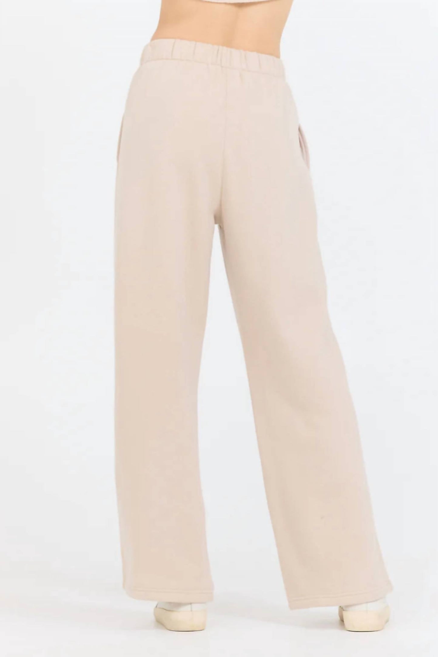 Vintage Havana - Fleece Wide Leg Pant