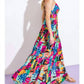 Flying Tomato - Abstract Print Maxi Dress