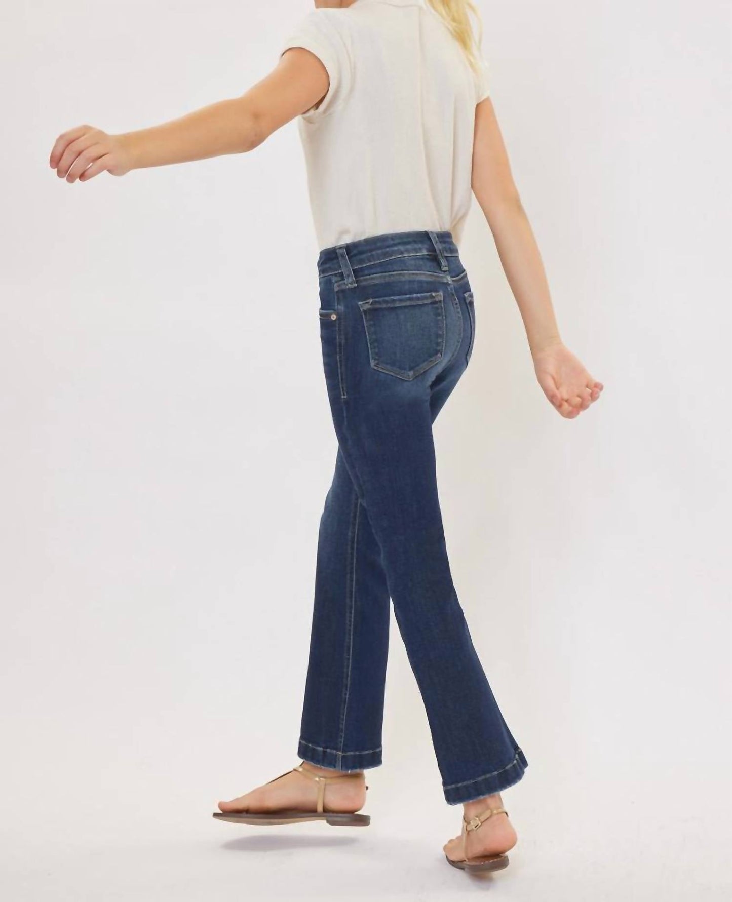 Kancan - Aster Mid Rise Flare Jeans
