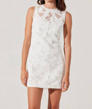 Astr - Madge Crochet Lace Mini Dress