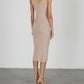 Enza Costa - SILK RIB TANK MIDI DRESS