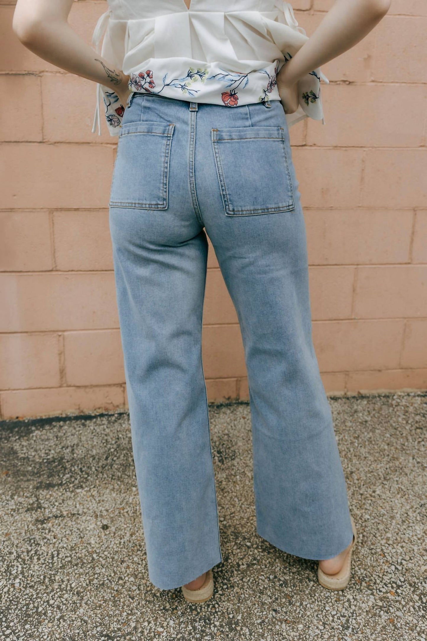Miou Muse - Straight Wide Leg Pants