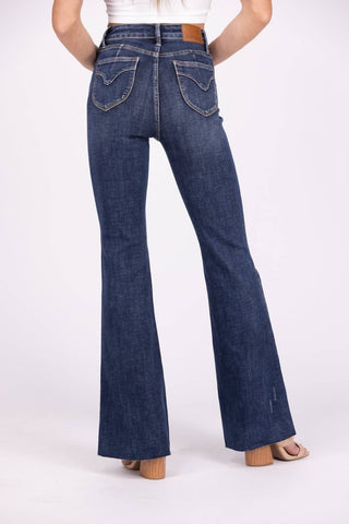 Judy Blue - Hold Their Gaze High-Rise Tummy Control Flare Denim Jeans