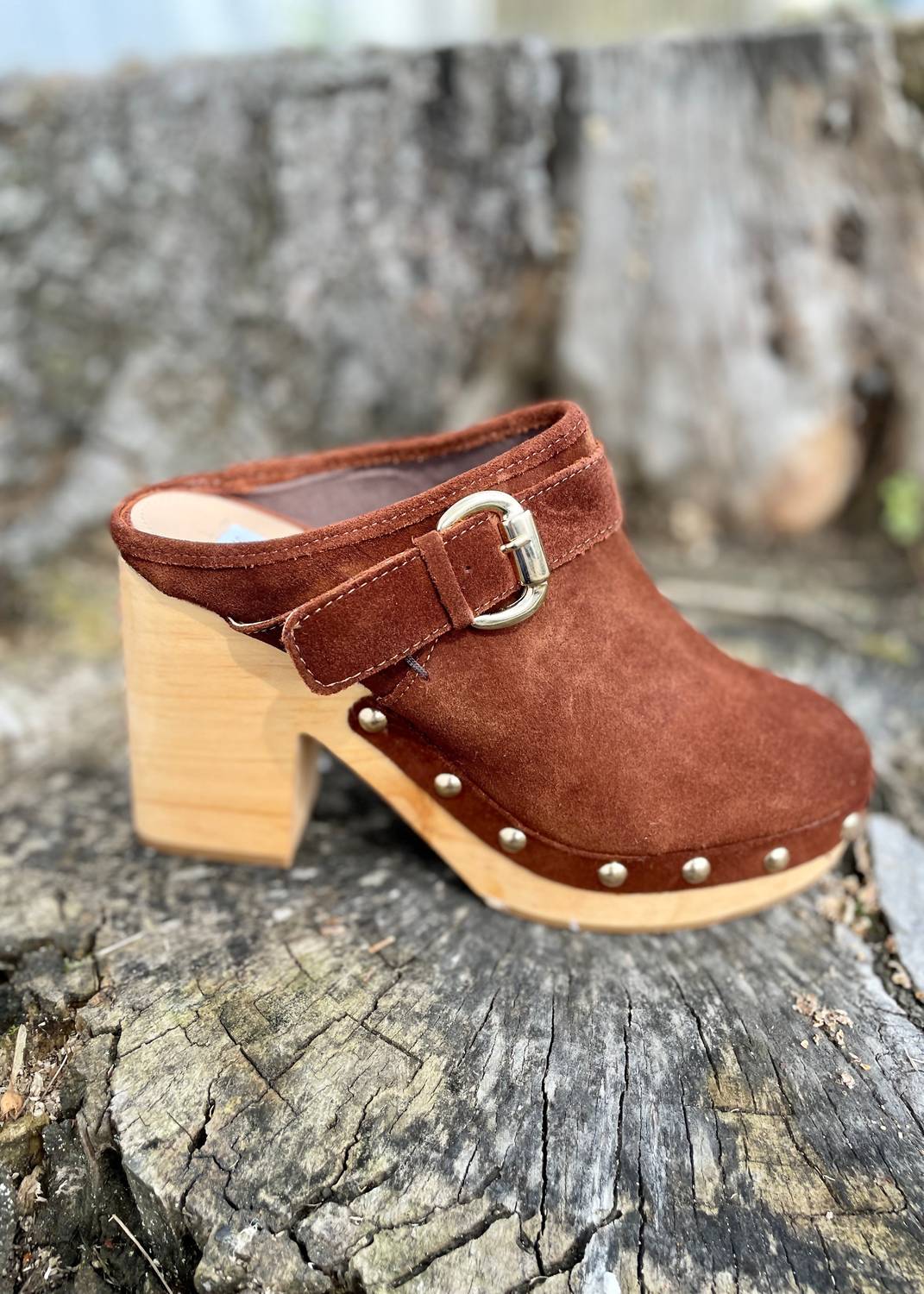 Steve Madden - Women's Studded Suede Clog