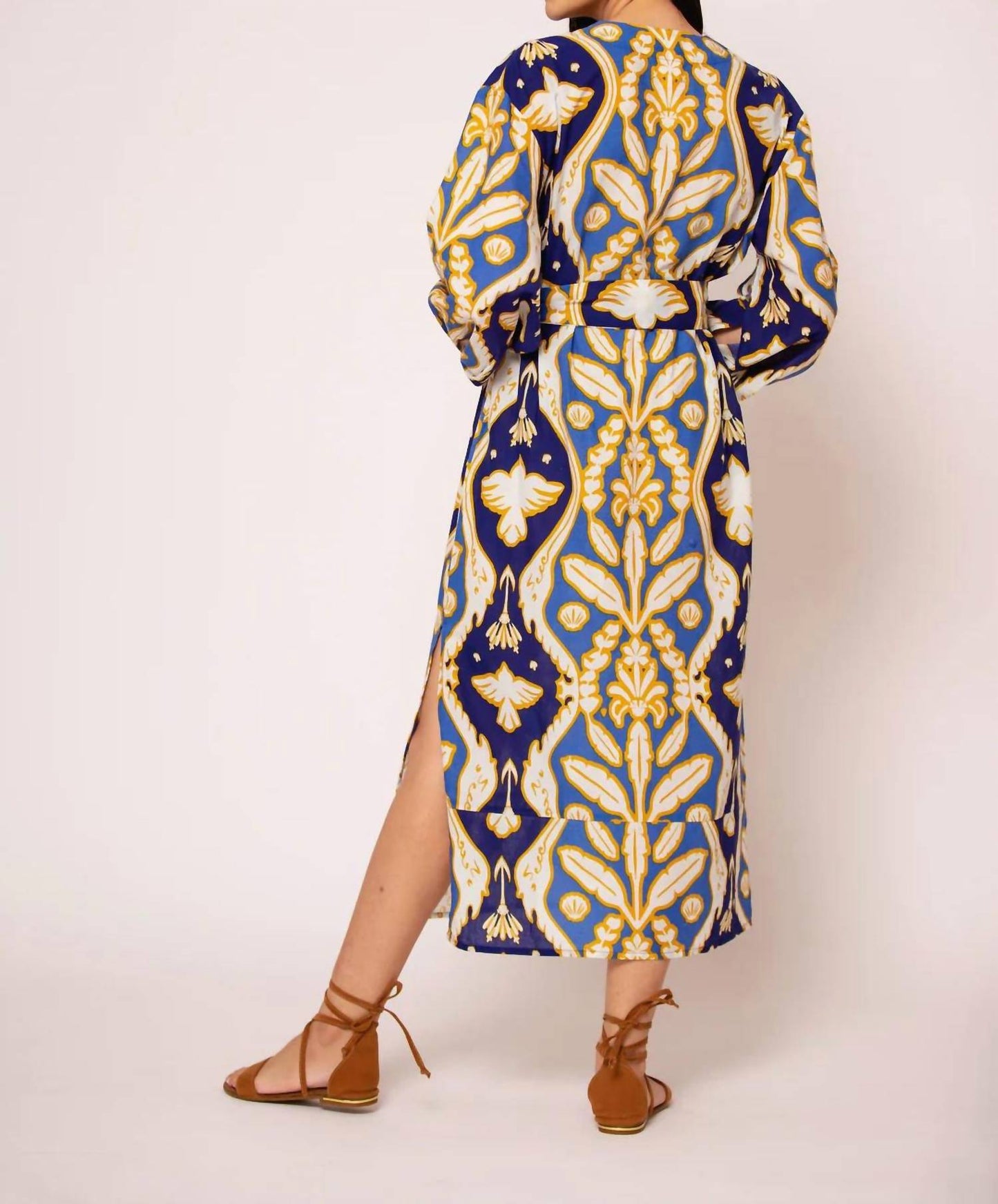 Beyond By Vera - Isla Cotton With Sash Maxi Dress