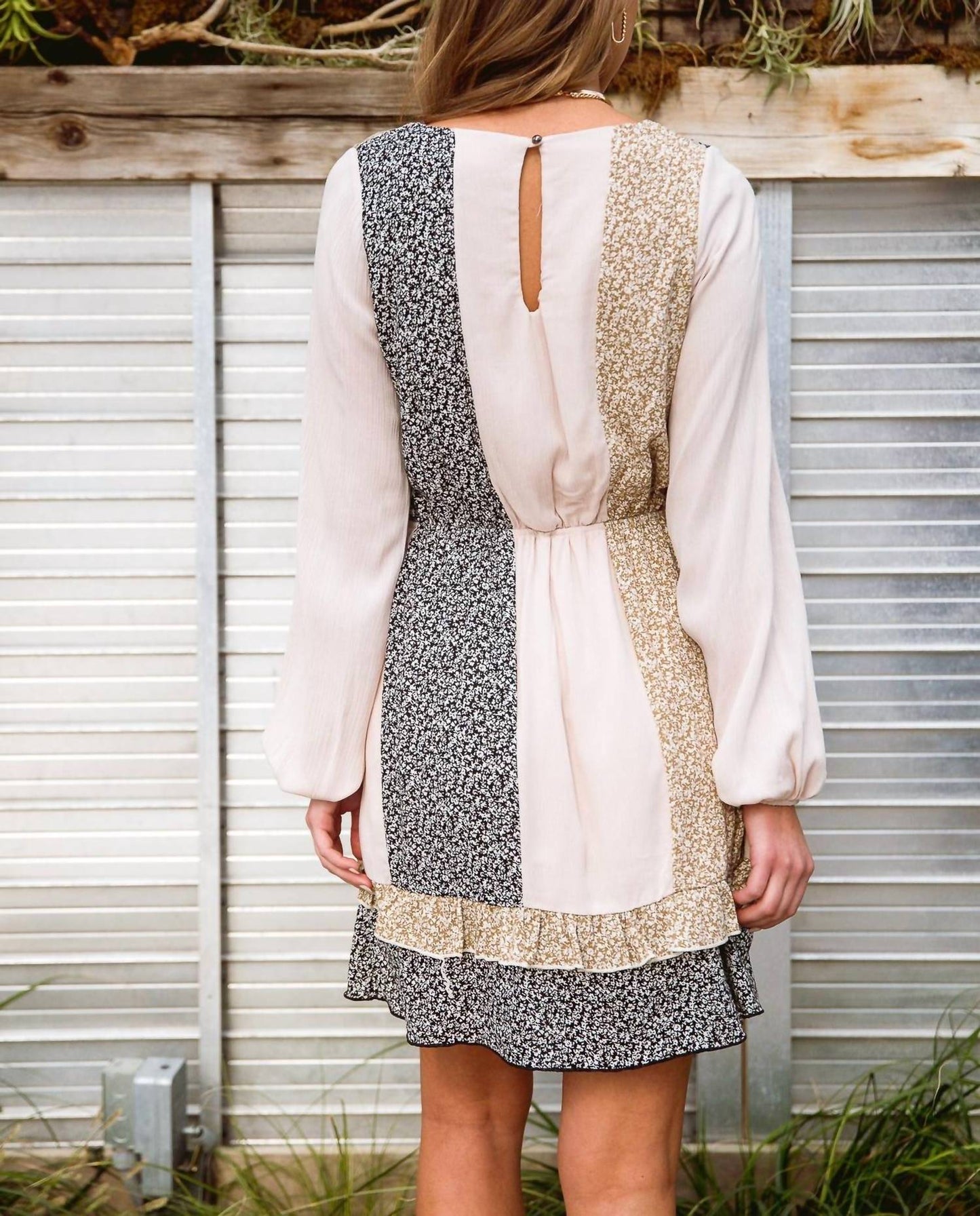 143 Story - Floral Cuts Dress