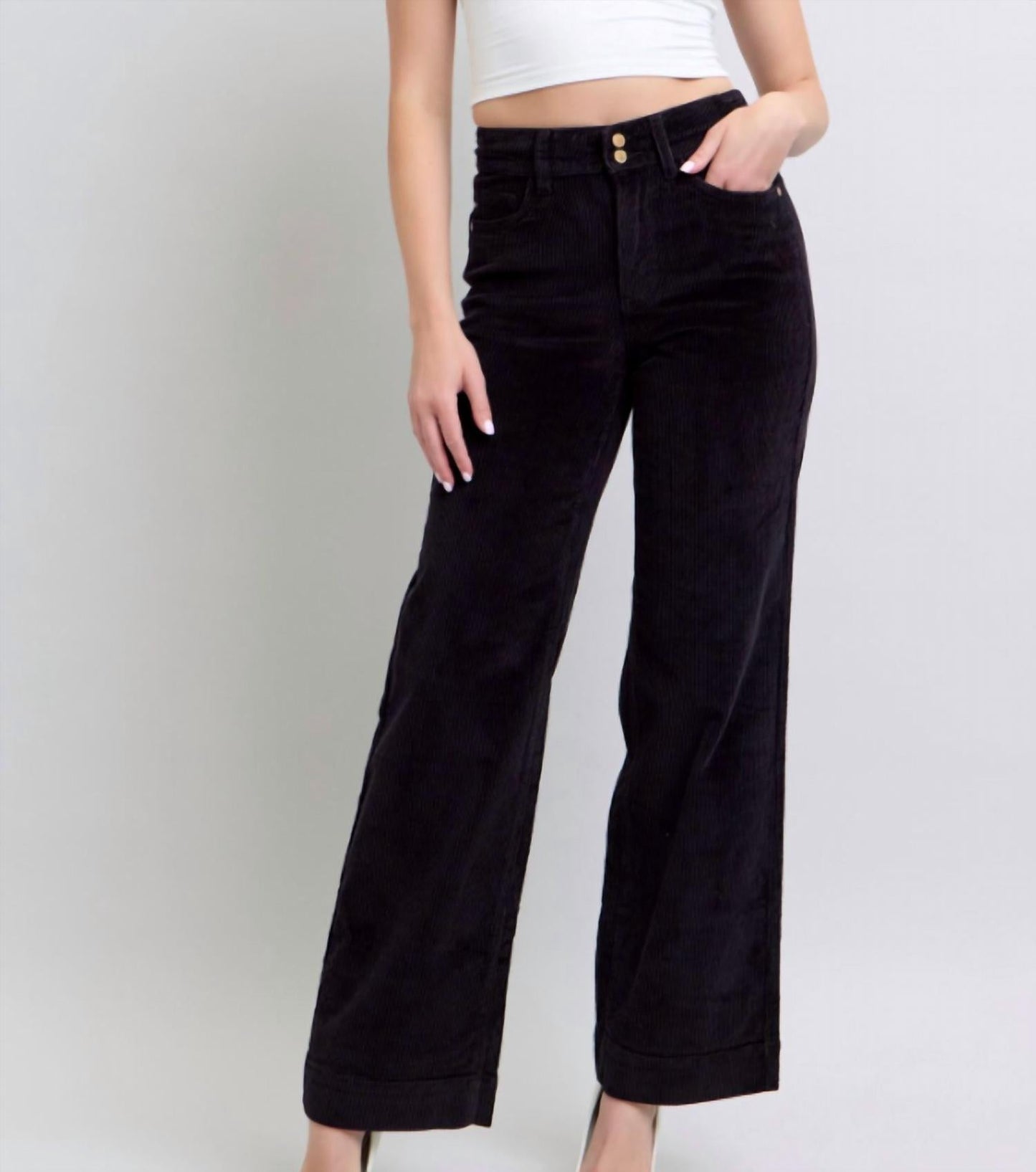 Judy Blue - High Waist Corduroy Trousers
