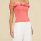 Lucy Paris - Kamila Off-the-shoulder Top