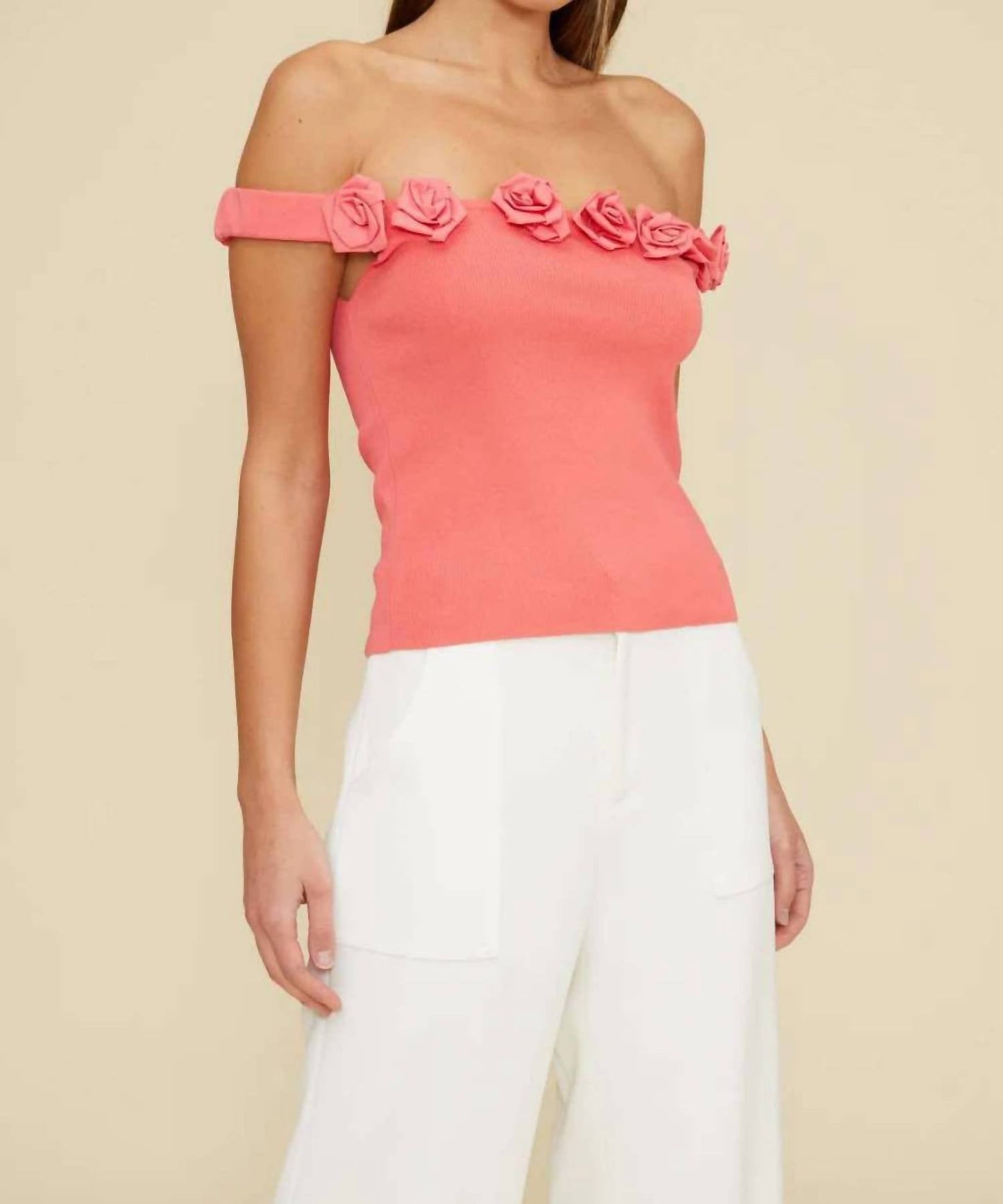 Lucy Paris - Kamila Off-the-shoulder Top
