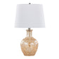 Gloria Round 20" Contemporary Glass Accent Lamp - Set of 2