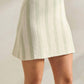 Able - Striped Terry Sweater Skirt