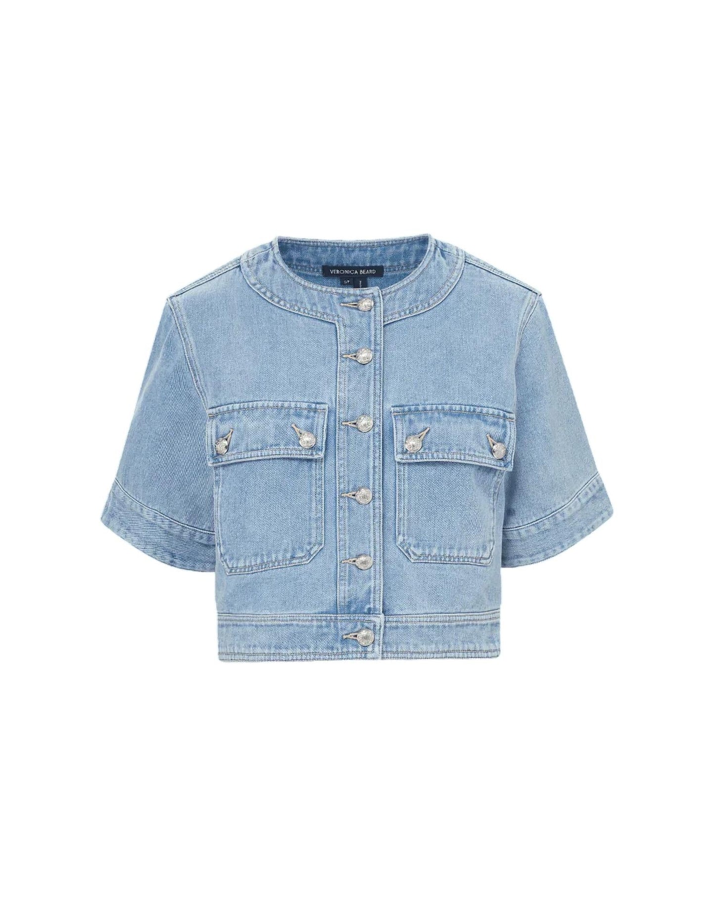 Veronica Beard - Short Sleeve Denim Jacket