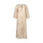 Mima Rosso - Flowy Toile Print Caftan Dress