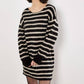Apricot - Oversized Stripe Jumper Mini Dress