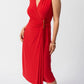 Joseph Ribkoff - Faux Wrap Midi Sheath Dress